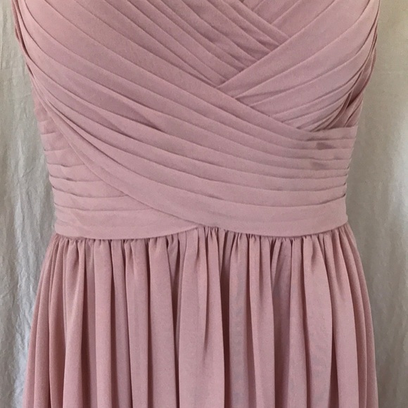 JJ’S HOUSE womens 16 special occasion formal dress dusty pink pockets NEW - Picture 9 of 15